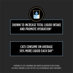 Pro Plan Veterinary Supplements Hydra Care cat supplement is shown to increase total liquid intake and promote hydration.