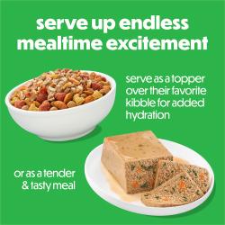 Beneful Freshly Prepared Classics Lamb Dinner, serve up endless mealtime excitement. Pour on top of their favorite kibble for added hydration or as a sauced and hearty meal.