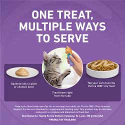 Purina ONE Plus Immune Support Purees With Real Chicken Lickable Cat Treats