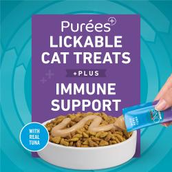 Purina ONE Plus Immune Support Purees With Real Tuna Lickable Cat Treats