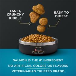 Pro Plan AdvantEDGE está elaborado con croquetas crujientes y sabrosas, fáciles de digerir y con salmón como ingrediente número 1