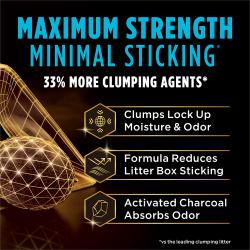La arena para gatos Tidy Cats Performance Plus Power Clump sin fragancia tiene máxima resistencia y tecnología de mínima adherencia.