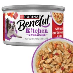 Benefull Kitchen Creations with Beef and Garden Veggies in sauce.