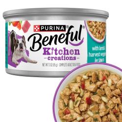 Benefull Kitchen Creations con cordero y vegetales de cosecha en salsa.