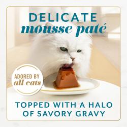 Fancy Feast Gems Mousse Paté with Ocean Fish and a Halo of Savory Gravy Wet Cat Food