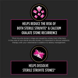 Pro Plan Veterinary Diets UR Urinary Ox/St wet dog food helps reduce both sterile struvite and calcium oxalate stones.