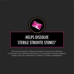 Pro Plan Veterinary Diets UR Urinary chicken wet dog food helps dissolve sterile struvite stones.