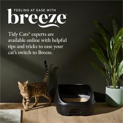 Transicione a su gato al sistema de caja de arena Purina Tidy Cats Breeze con la ayuda de los expertos en linea de Tidy Cats.