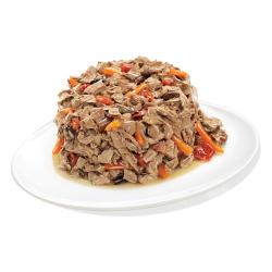 Producto Purina IncrediBites de pollo en salsa.