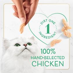 Just one Ingredient. 100% Hand-flaked Chicken.