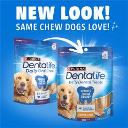 New look! Same chew dogs love!