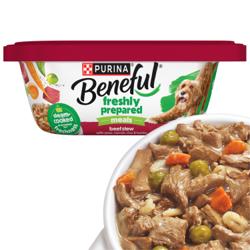 beneful freshly prepared blends beef carrots peas barley pouch