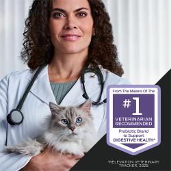 From the makers of the #1 vet-recommended probiotic brand for cat digestive health