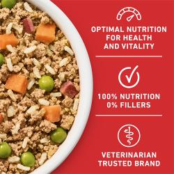 Purina ONE Fresh Entrees is made from a veterinarian trusted brand and with 0% fillers for optimal nutrition and vitality.