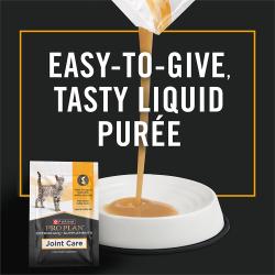 Pro Plan Veterinary Supplements Feline Joint Care is an easy to give tasty liquid puree
