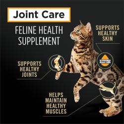 Pro Plan Veterinary Supplements Feline Joint Care supports healthy skin helps maintain muscle and promotes healthy joints