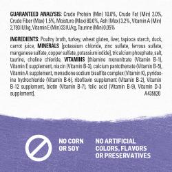 Apoyo del sistema inmunitario para gatos Beyond Mixers+, receta de pavo y pato canadiense con ingredientes de jugo de verduras