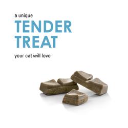 A unique tender treat your cat will love.