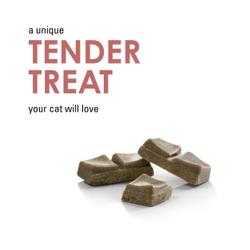 A unique tender treat your cat will love.
