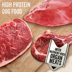alimento para perros rico en proteínas con vísceras ricas en nutrientes