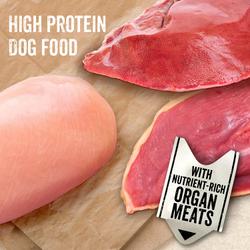 alimento para perros rico en proteínas con vísceras ricas en nutrientes