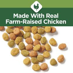 elaborado con carne real de pollo de granja