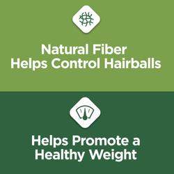 la fibra natural ayuda a controlar la formación de bolas de pelo