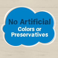 No artificial colors or preservatives
