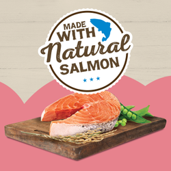 made with natural salmon