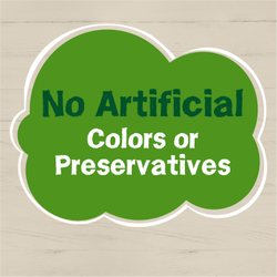 Sin colorantes ni conservantes artificiales