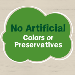 no artificial colors or preservatives
