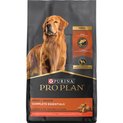 Fórmula de salmón y arroz en trozos mezclados para razas grandes Purina Pro Plan Complete Essentials