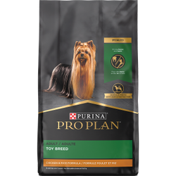 imagen del cambio de paquete del alimento para perros de razas miniatura de pro plan