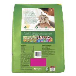 Cat Chow Indoor para gatos domésticos con control de bolas de pelo y peso saludable