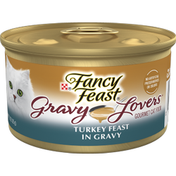 Purina Fancy Feast Gravy Lovers Turkey Feast Gourmet Cat Food in Wet Cat Food Gravy