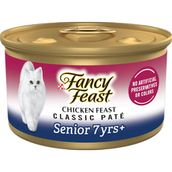 Fancy Feast Chicken Feast Classic Paté Senior 7+ front of pack