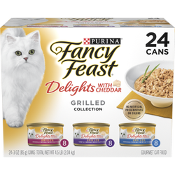 Fancy feast cheddar delights variety pack cat food