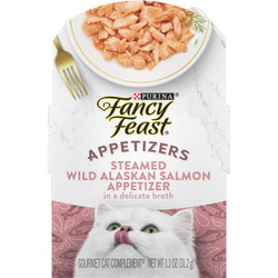 Aperitivo de salmón salvaje de Alaska al vapor en caldo delicado