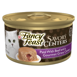 fancy feast savory centers de carne de res