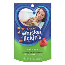 Whisker Lickin's Crunchy & Yummy Tuna Flavor Cat Treats