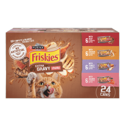 Friskies Extra Gravy Chunky Variety Pack Wet Cat Food