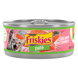 Alimento húmedo para gatos Friskies paté sabor a cena de salmón