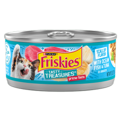 Friskies Tasty Treasures With Ocean Fish & Tuna In Sauce