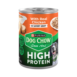 Dog Chow High Protein Wet Dog Food with Real Chicken in Gravy