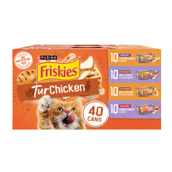 Friskies TurChicken Wet Cat Food Variety Pack 40 Count