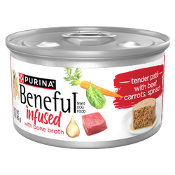Beneful Infused Tender Paté With Bone Broth, Beef, Carrots and Spinach Wet Dog Food