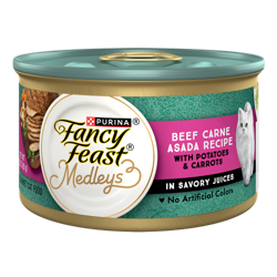 Fancy Feast Medleys Beef Carne Asada with Potatoes and Carrots in Savory Juices Wet Cat Food