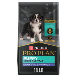Bolsa de 18 lb de alimento seco para perros Purina Pro Plan Puppy de cordero y arroz