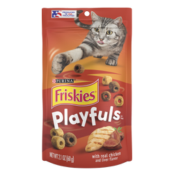 Friskies Playfuls With Real Chicken and Liver Flavor Cat Treats