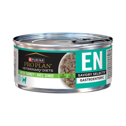 Lata de alimento húmedo para gatos Purina Pro Plan Veterinary Diets EN Savory Selects Gastroentérico de Pavo